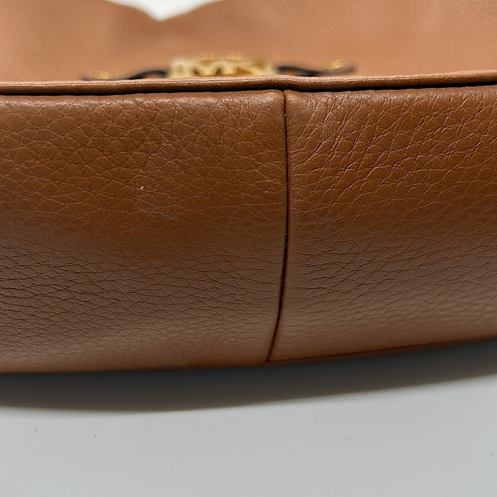 Michael Kors Authentic Rich Cognac Brown and Gold Satchel Purse Bag 👜👜 - Picture 6 of 8